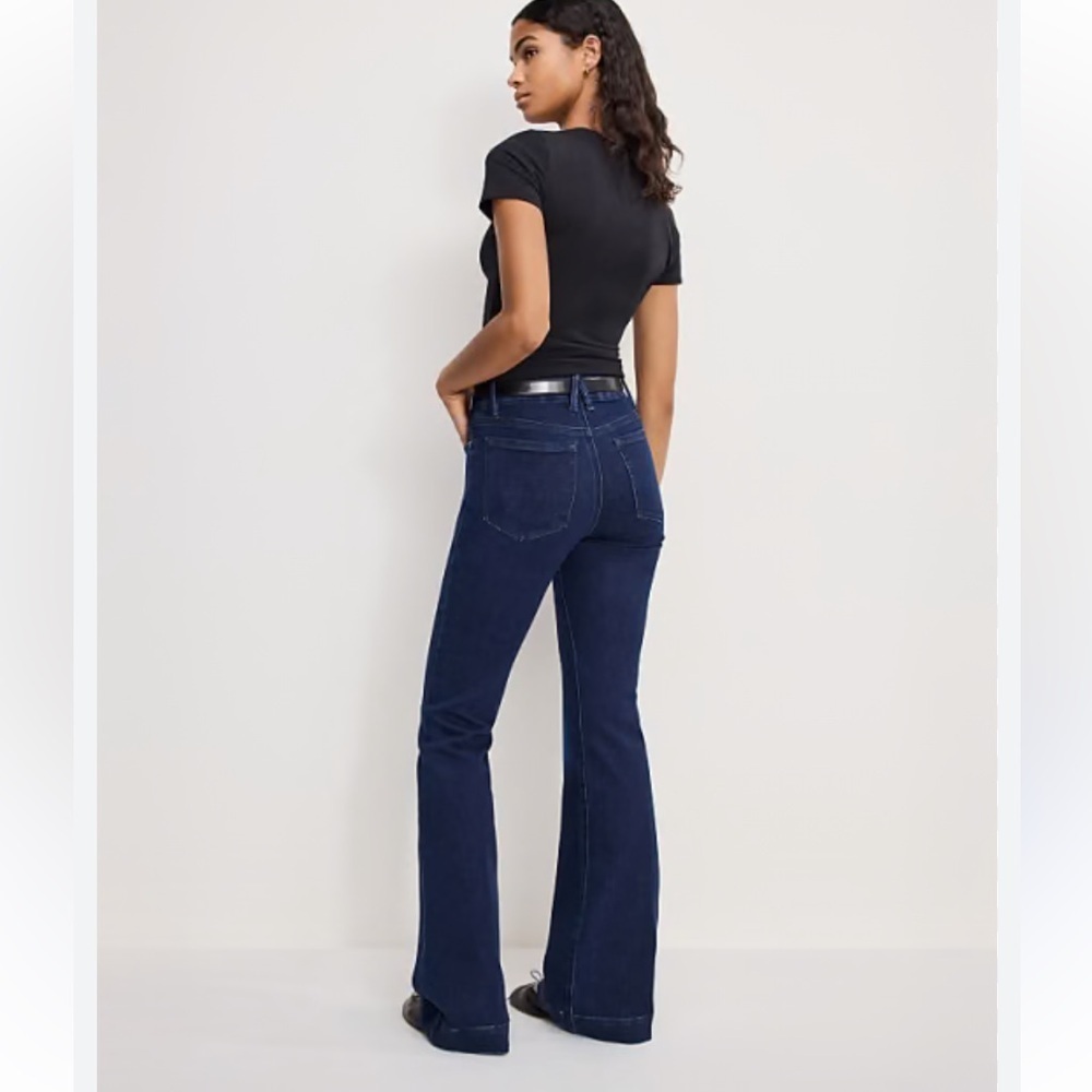 Good American Stretch Flare Jegging High Rise Jeans sz S